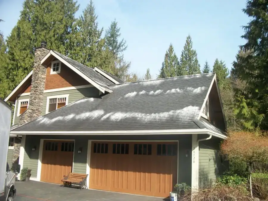 Enumclaw Wa Bell Leaflessgutter™ Shield Master Leafless Gutters And A Roof Treatment
